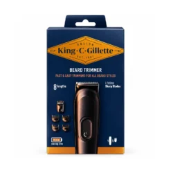 King C. Gillette Baardtrimmer – 8 Lengte-instellingen – 50 Minuten Gebruikstijd