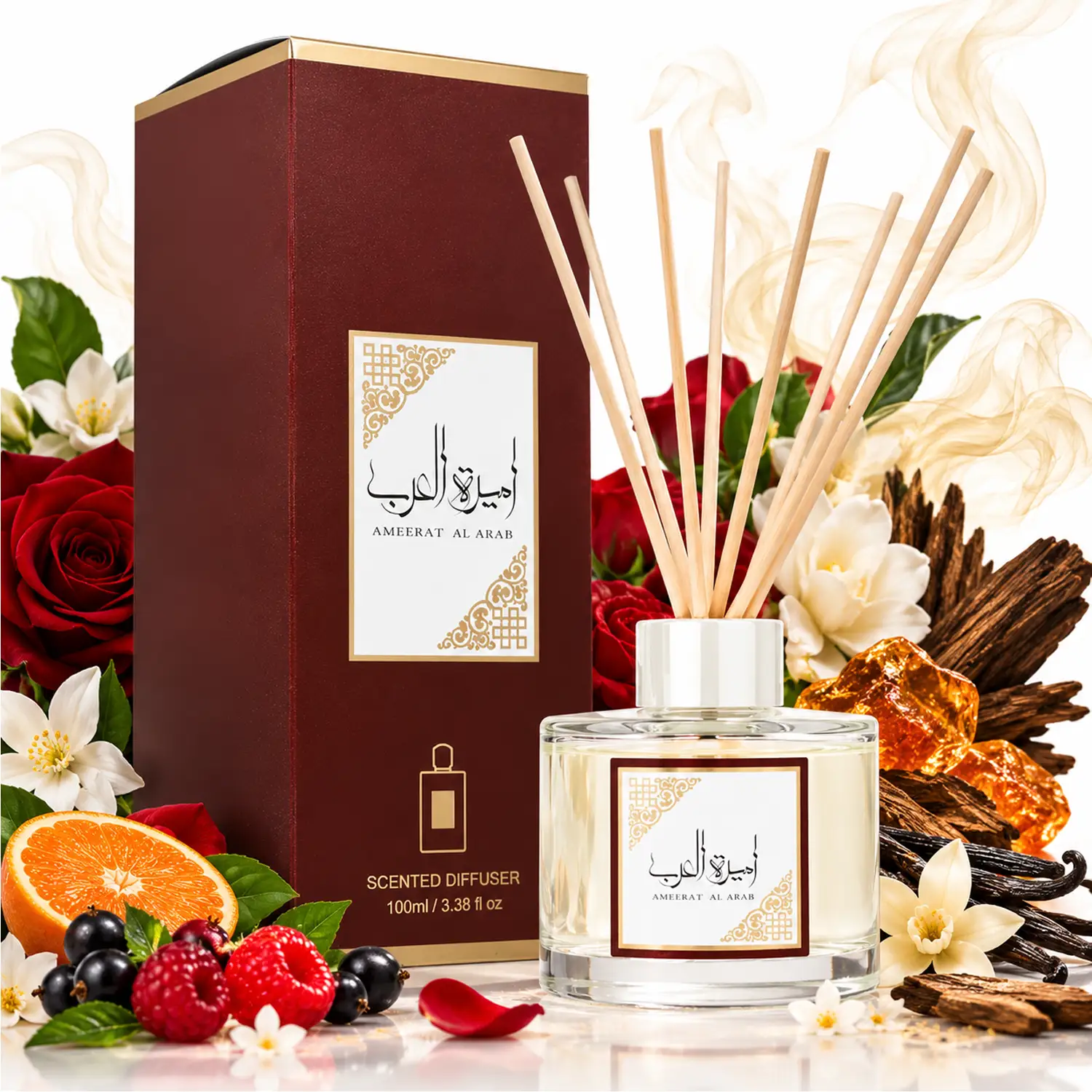Lattafa Ameerat Al Arab Geurdiffuser Scented Diffuser 100 ml 4 Lattafa Ameerat Al Arab Geurdiffuser Scented Diffuser 100 ml