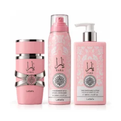 Lattafa Yara Gift Set Original Pink – 3-Delige Parfum Cadeauset