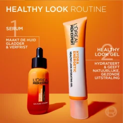 Gezichtsgel L’Oréal Men Expert Hydra Energetic Healthy Look Hydraterende Gel – 40 ml – Met Vitamine C 14