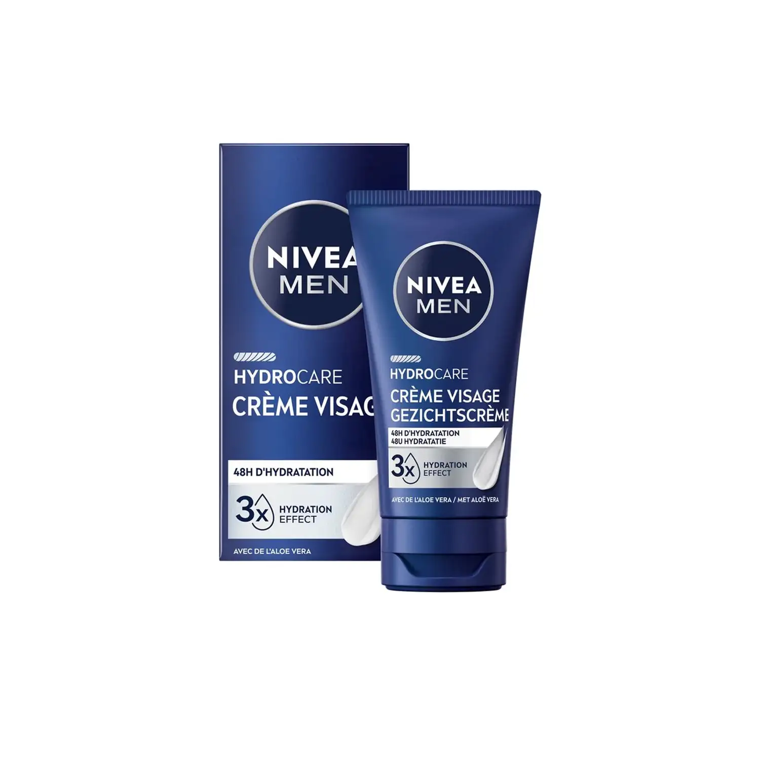 NIVEA MEN Hydrocare Gezichtscrème 75ml – Hydraterend met Aloë Vera & Pro-Vitamine B5 2 NIVEA MEN Hydrocare Gezichtscrème 75ml – Hydraterend met Aloë Vera & Pro-Vitamine B5