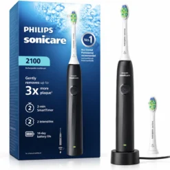 Philips Sonicare 2100 Elektrische Tandenborstel - Zwart HX4021/02