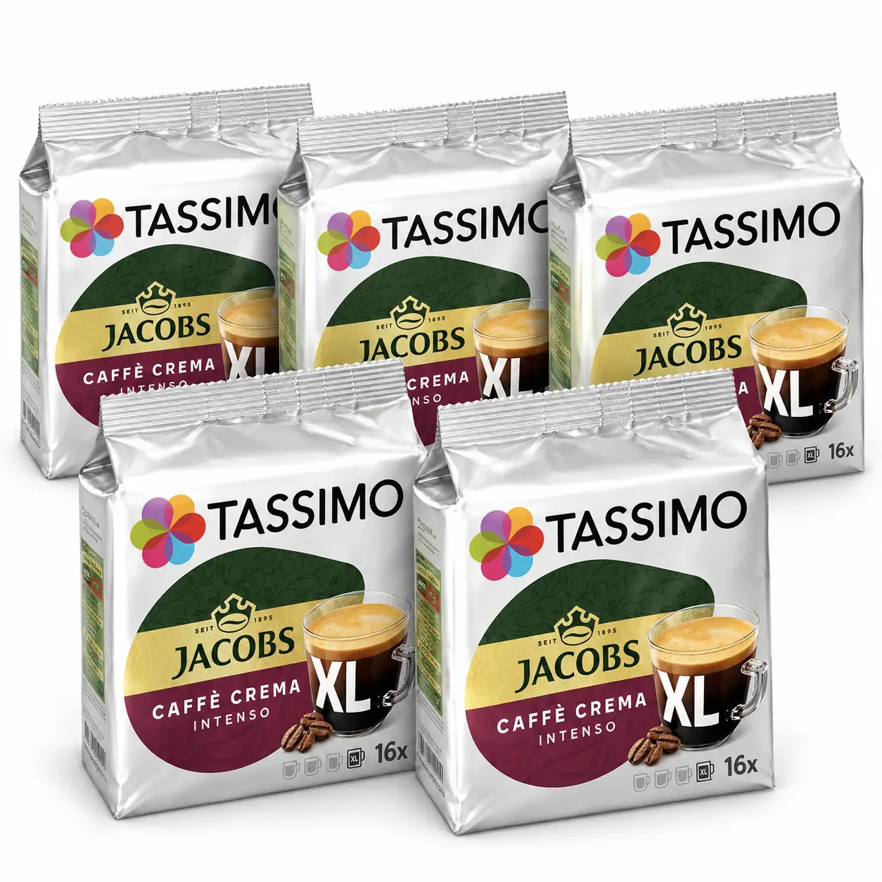 Tassimo Jacobs Caffè Crema Intenso XL 80 T-Discs 3 Tassimo Jacobs Caffè Crema Intenso XL 80 T-Discs