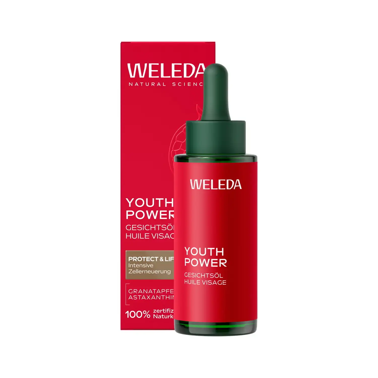 Weleda Youth Power Gezichtsolie Granaatappel 30 ml 2 Weleda Youth Power Gezichtsolie Granaatappel 30 ml