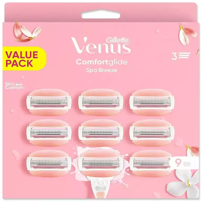 Gillette Venus Comfortglide Spa Breeze Valuepack 9x